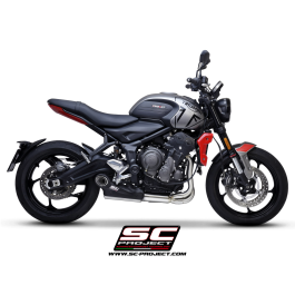 SC Project Exhaust Triumph Trident 660 STR-1 Full Silencer System 2021+