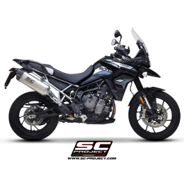 SC Project Exhaust Triumph Tiger 850 Adventure Titanium Silencer 2021+