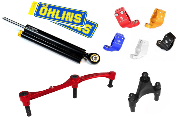 Ducabike Ducati Streetfighter V2 Black Öhlins Steering Damper Kit 2025+