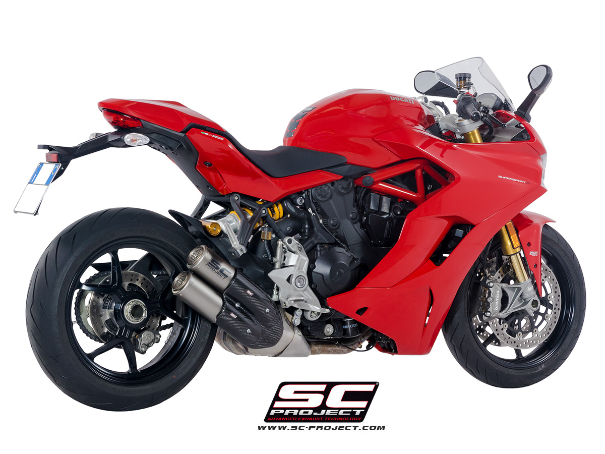 SC Project Exhaust Ducatti SUPERSPORT 950 Twin CR-T Titanium Silencer 2021-24