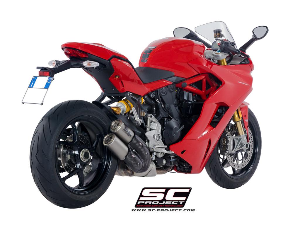 SC Project Exhaust Ducatti SUPERSPORT 950 Twin CR-T Titanium Silencer 2021-24