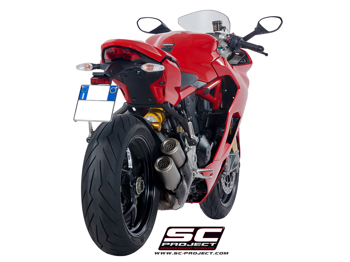SC Project Exhaust Ducatti SUPERSPORT 950 Twin CR-T Titanium Silencer 2021-24