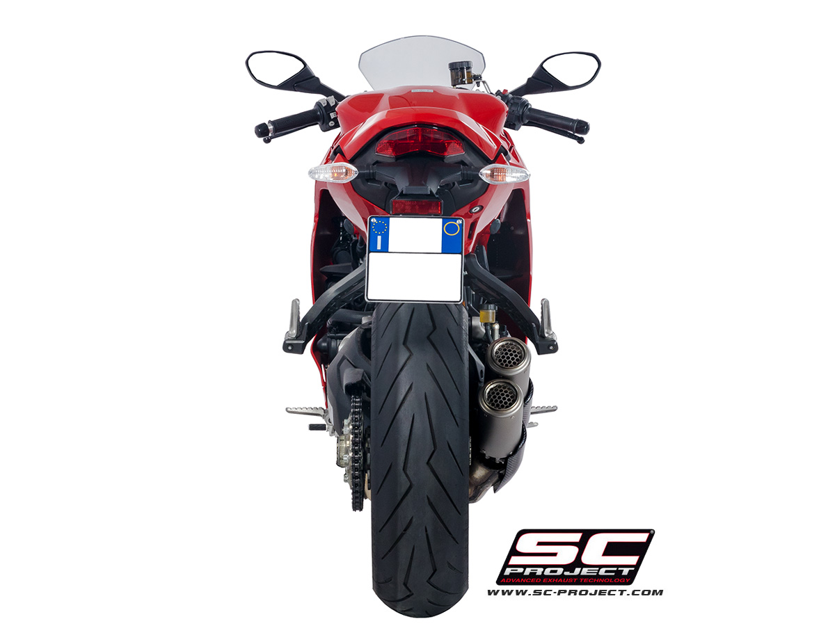 SC Project Exhaust Ducatti SUPERSPORT 950 Twin CR-T Titanium Silencer 2021-24