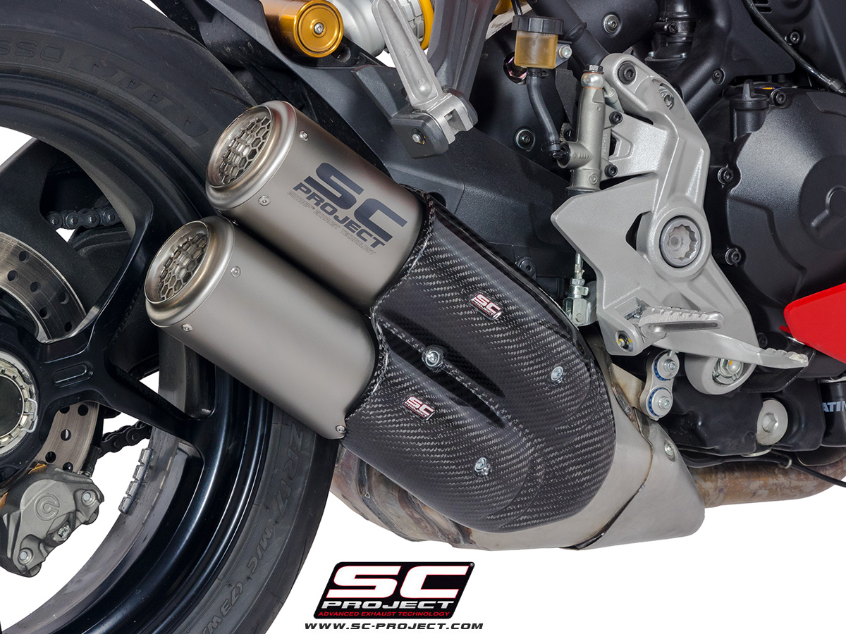 SC Project Exhaust Ducatti SUPERSPORT 950 Twin CR-T Titanium Silencer 2021-24