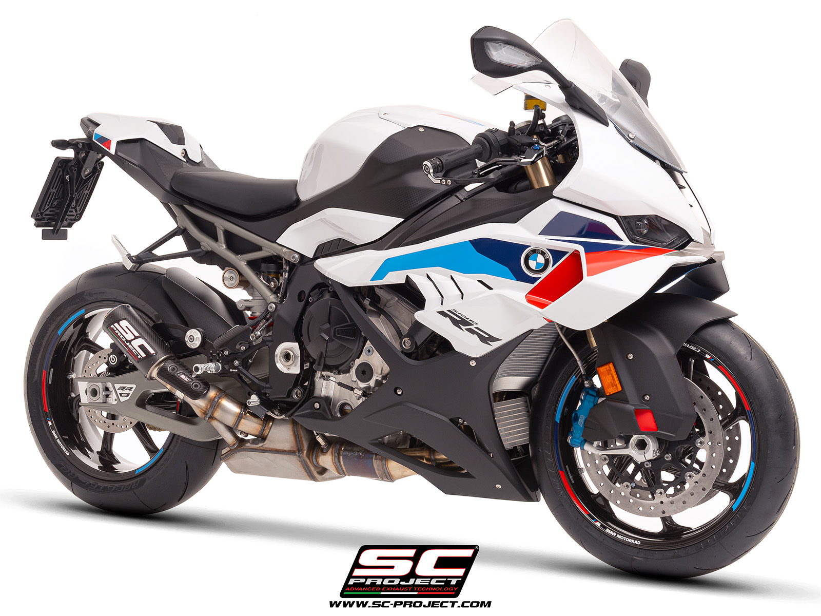 SC Project BMW S 1000 RR CR-T Silencer + Stone Guard Grid 2025+
