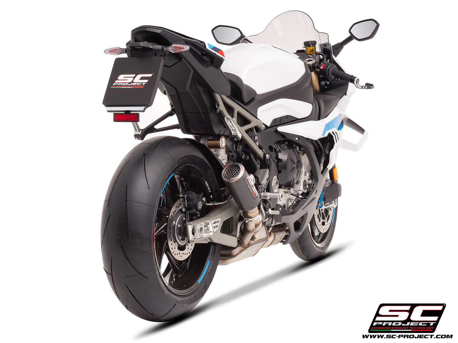 SC Project BMW S 1000 RR CR-T Silencer + Stone Guard Grid 2025+