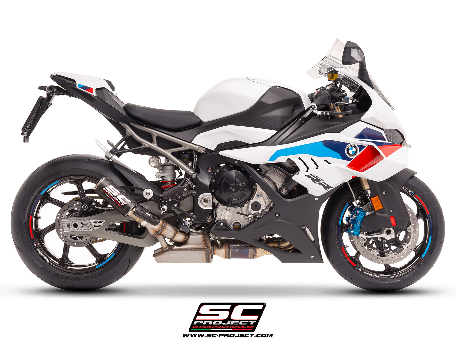 SC Project BMW S 1000 RR CR-T Silencer + Stone Guard Grid 2025+