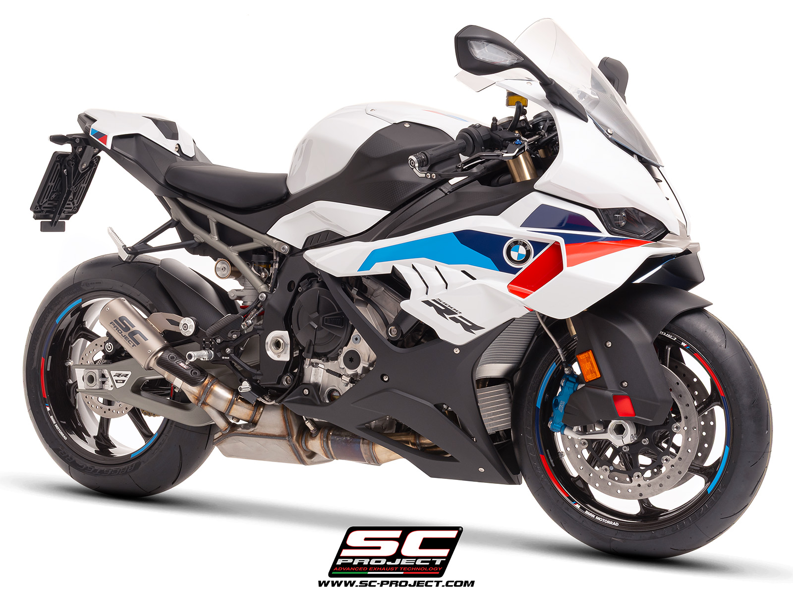 SC Project BMW S 1000 RR CR-T Silencer + Stone Guard Grid 2025+