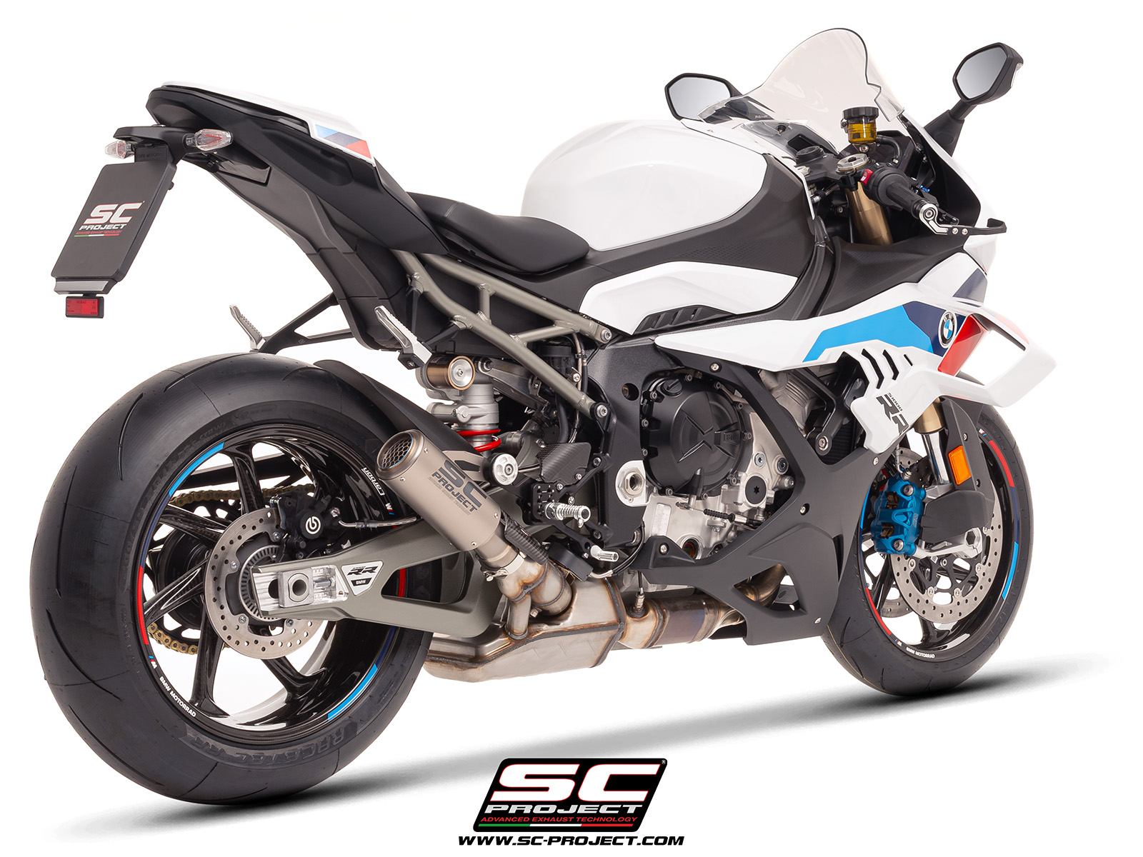 SC Project BMW S 1000 RR CR-T Silencer + Stone Guard Grid 2025+