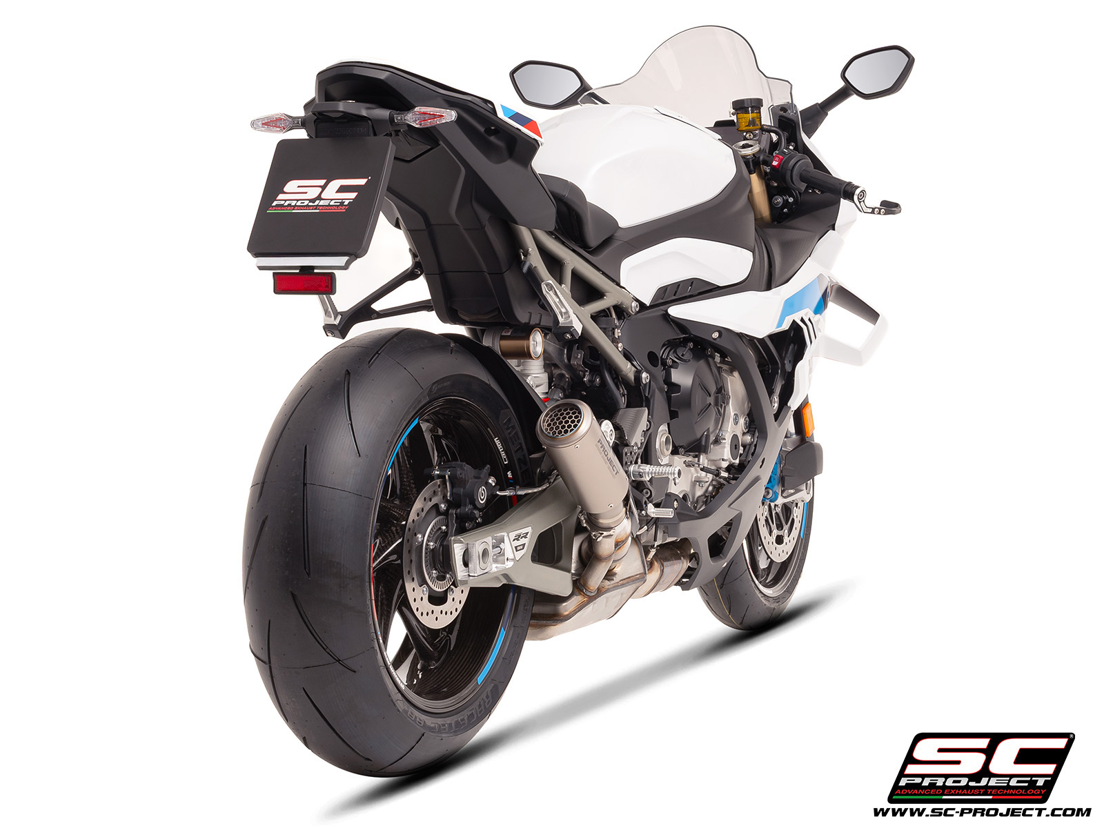 SC Project BMW S 1000 RR CR-T Silencer + Stone Guard Grid 2025+