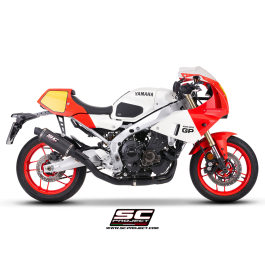 SC Project Exhaust Yamaha XSR900 Full System Oval R60 Matt Black Silencer 2024+ SC Project Exhaust Yamaha XSR900 Full System Oval R60 Matt Black Silencer 2024+
