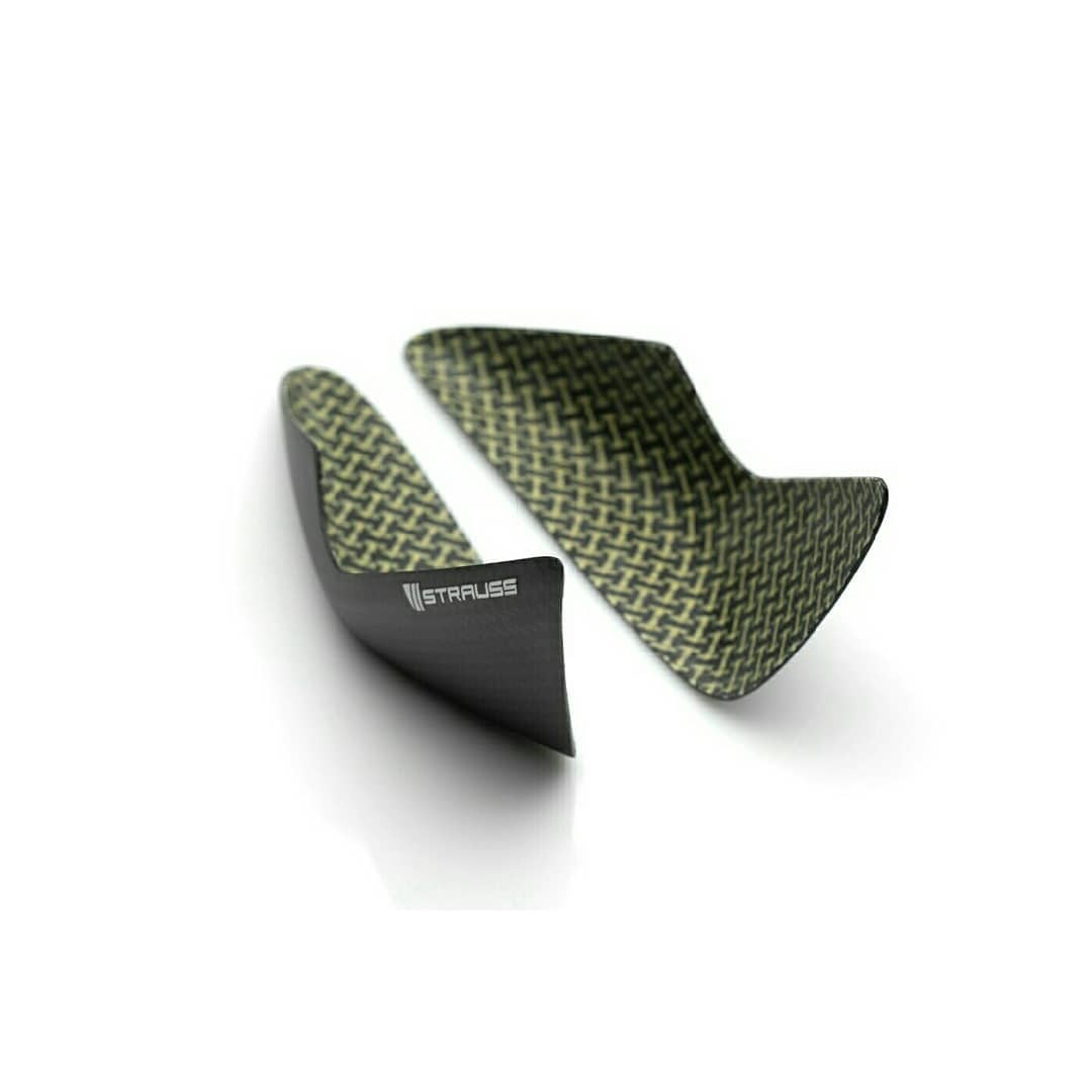 Strauss Aprilia RSV4 Carbon Fibre Tank Sliders - Satin 2009-14 - Image 2