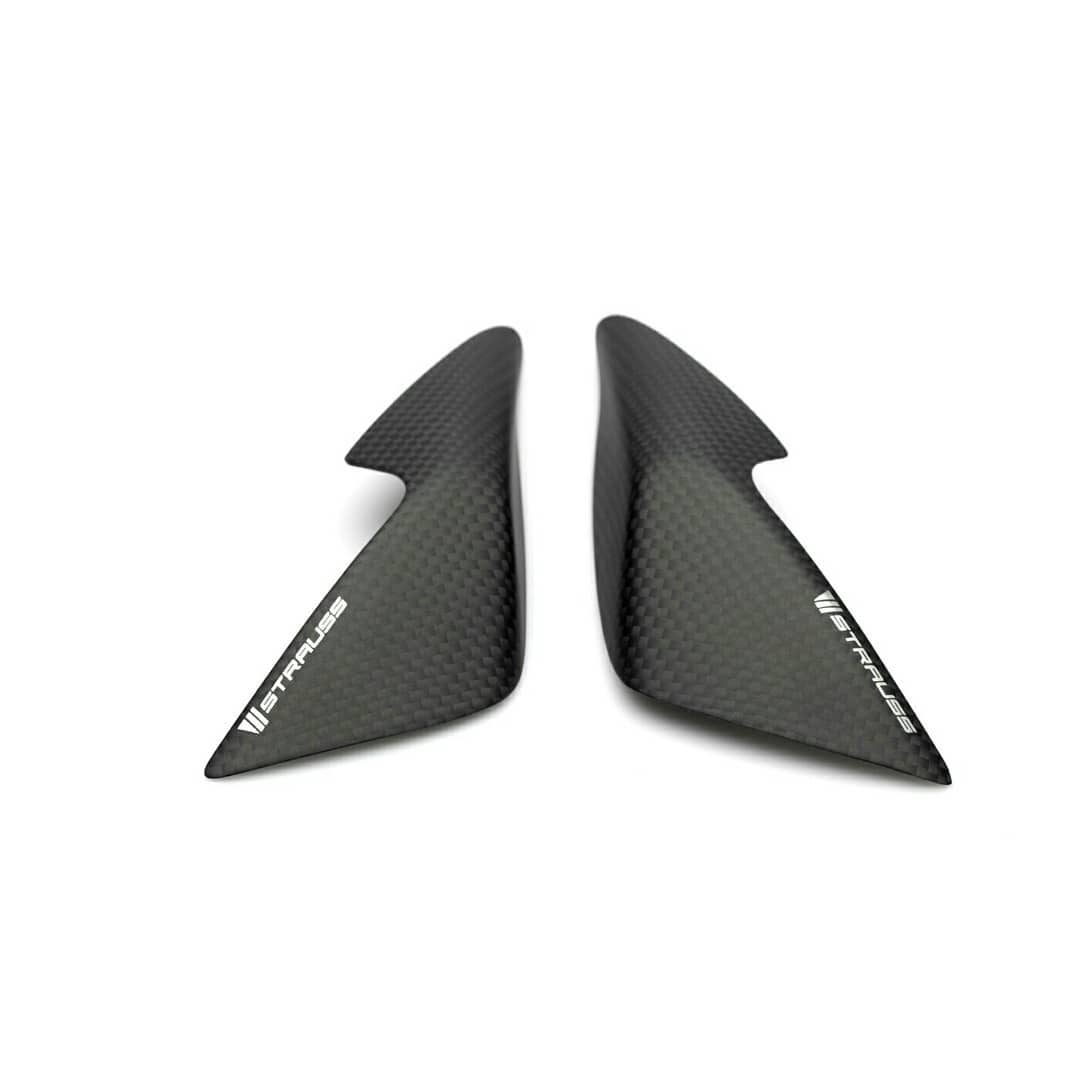 Strauss Aprilia RSV4 Carbon Fibre Tank Sliders - Satin 2009-14 - Image 3