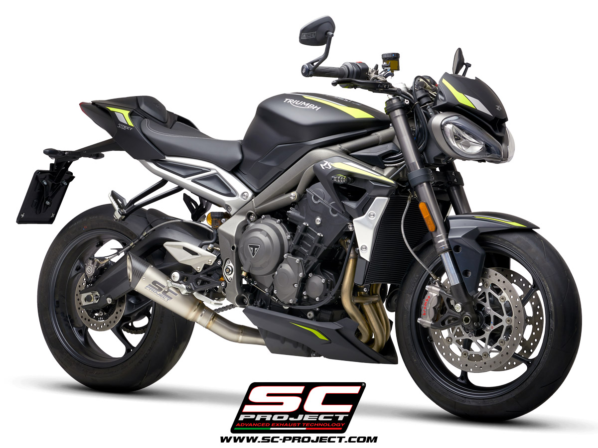 SC Project Exhaust Triumph Speed Triple S 660 S1 Silencer 2020-22