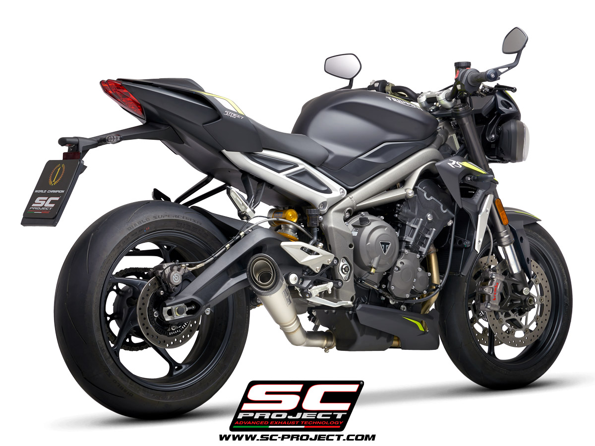 SC Project Exhaust Triumph Speed Triple S 660 S1 Silencer 2020-22