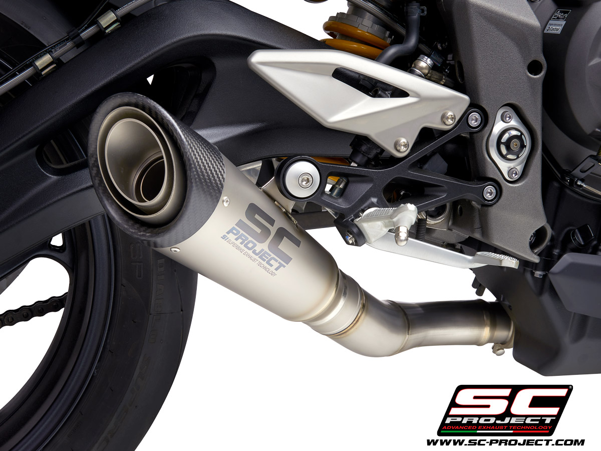 SC Project Exhaust Triumph Speed Triple S 660 S1 Silencer 2020-22