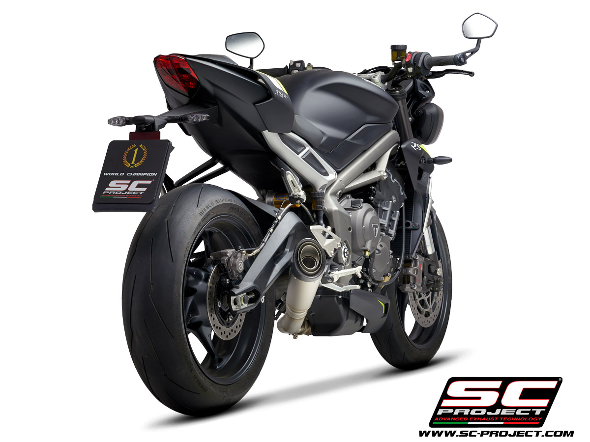 SC Project Exhaust Triumph Speed Triple S 660 S1 Silencer 2020-22