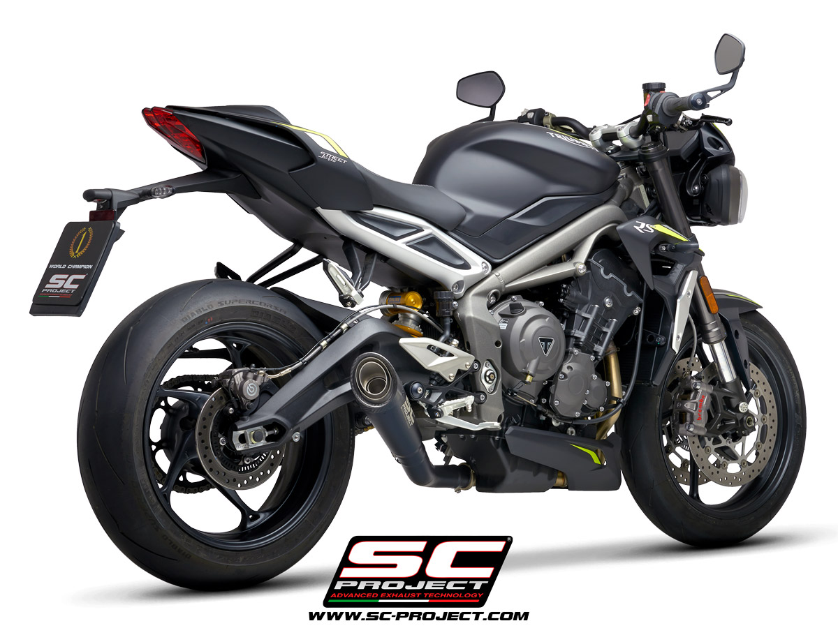 SC Project Exhaust Triumph Speed Triple S 660 S1 Silencer 2020-22