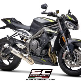 SC Project Exhaust Triumph Speed Triple 765 S-R-RS S1 Titanium Silencer 2020-22