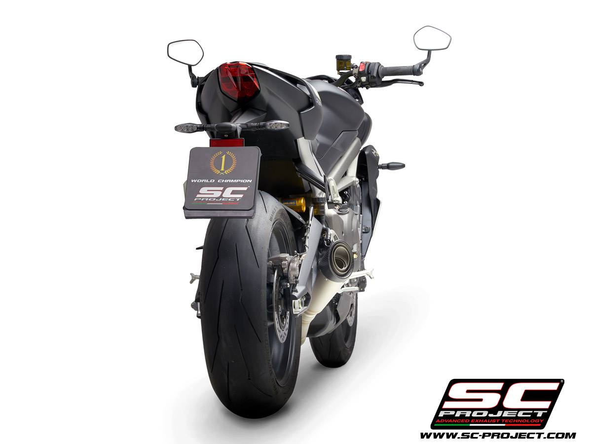 SC Project Exhaust Triumph Speed Triple 765 S-R-RS S1 Titanium Silencer 2020-22