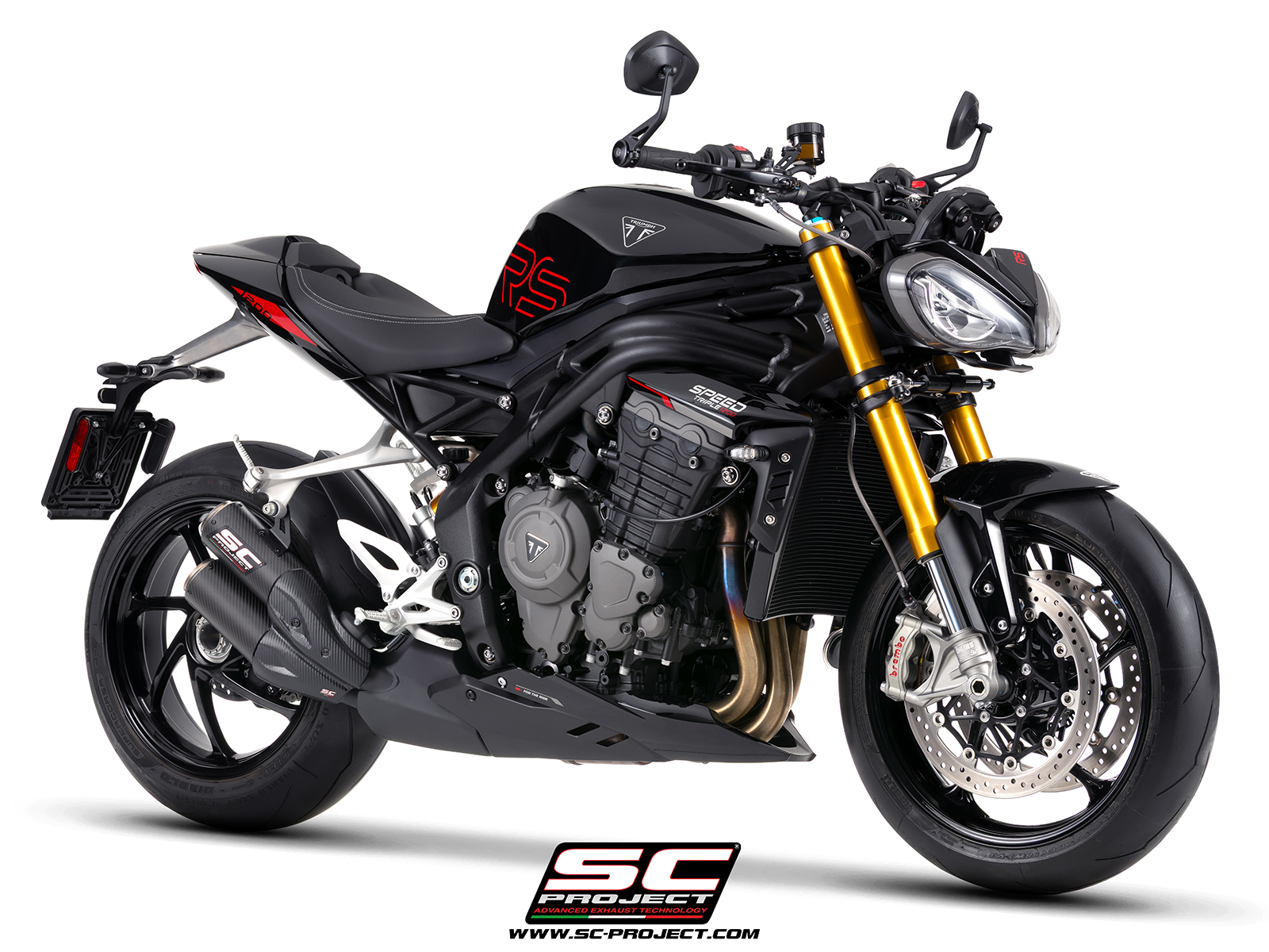 SC Project Exhaust Triumph Speed Triple 1200 RS Twin CR-T Silencer 2025+