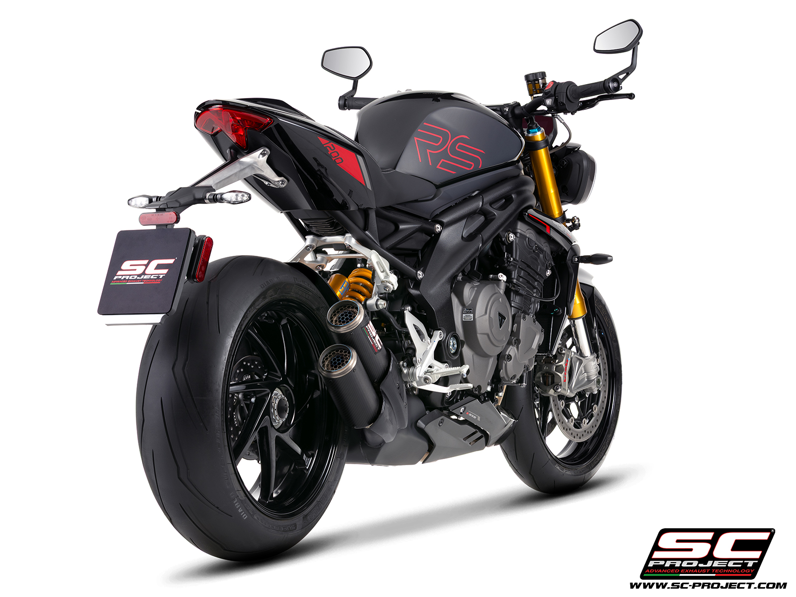 SC Project Exhaust Triumph Speed Triple 1200 RS Twin CR-T Silencer 2025+