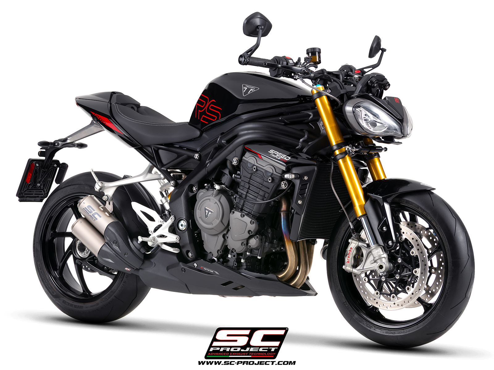 SC Project Exhaust Triumph Speed Triple 1200 RS Twin CR-T Silencer 2025+