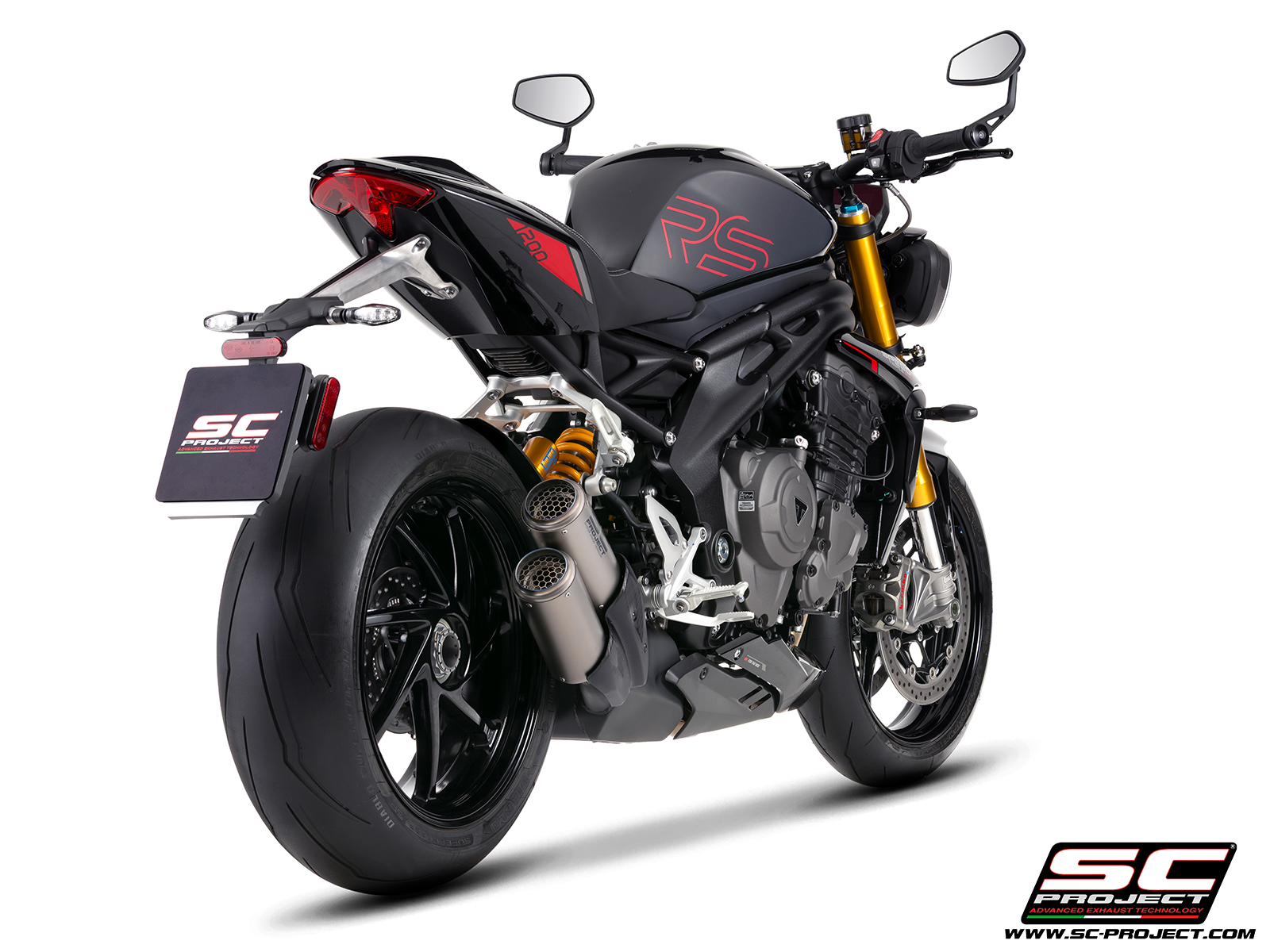 SC Project Exhaust Triumph Speed Triple 1200 RS Twin CR-T Silencer 2025+