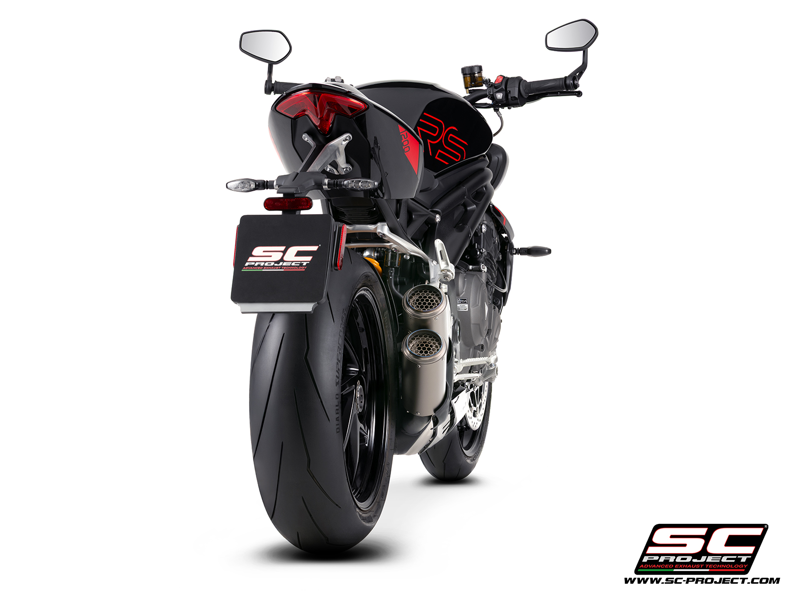 SC Project Exhaust Triumph Speed Triple 1200 RS Twin CR-T Silencer 2025+