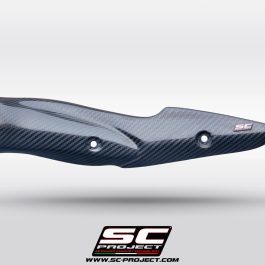 SC Project Exhaust Kawasaki Z900 A2 Carbon Fibre Heat Shield Guard 2025+