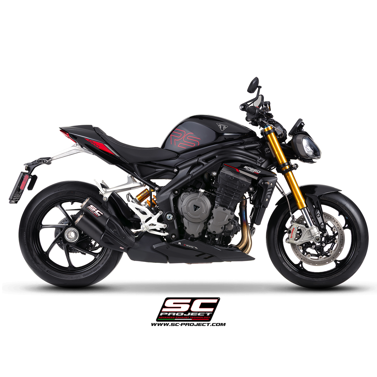 SC Project Exhaust Triumph Speed Triple 1200 RS Twin CR-T Silencer 2025+