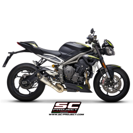 SC Project Exhaust Triumph Speed Triple 765 S-R-RS S1 Titanium Silencer 2020-22