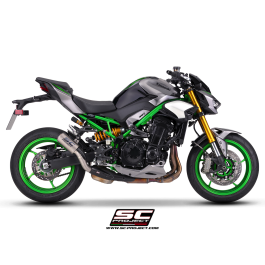 SC Project Exhaust Kawasaki Z900 CR-T Silencer + Carbon Fibre Heel Guard 2025+