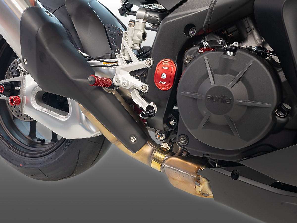 DBK Aprilia Adjustable OEM Brake Lever Toe Peg - Image 3