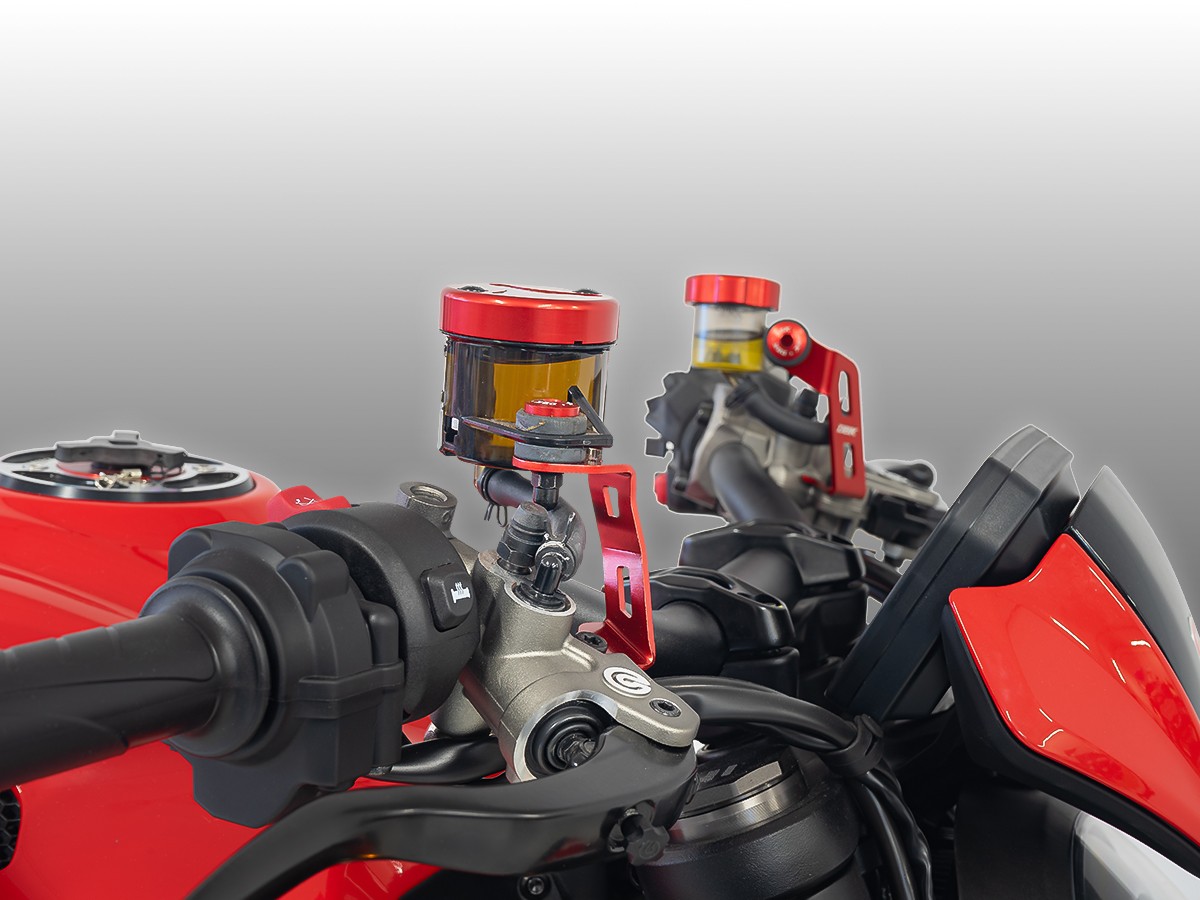 Ducabike Ducati Monster V2 Brake + Clutch Reservoir Brackets 2026+ - Image 3