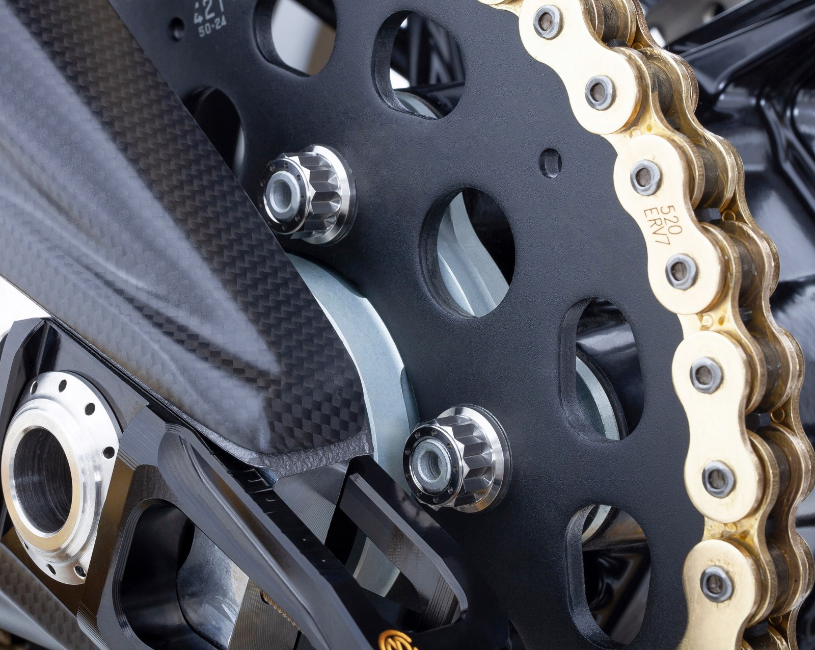 MotoCorse Ducati Titanium Rear Sprocket Nuts X5 - Image 4
