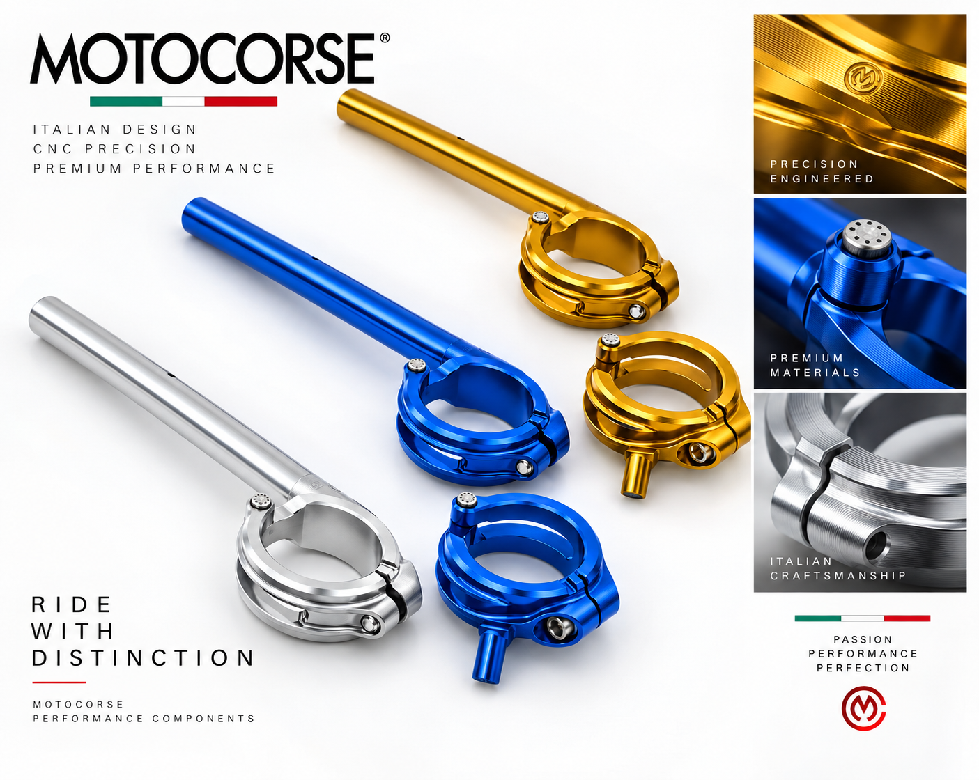 MotoCorse Ducati Panigale V4 Handlebar Clip-Ons 2025+ - Image 2