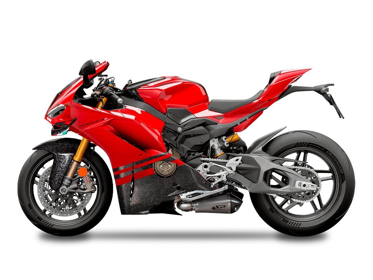 Spark Exhaust Ducati Panigale V4 KINOX EVO 3/4 Titanium Silencers 2025+ - Image 3